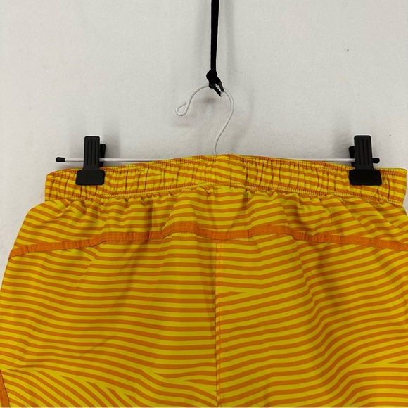 Champion Striped Atheltic Shorts Vintage Woman’s Petite Small Yellow - Picture 9 of 11